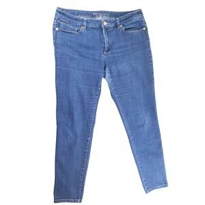Michael Kors Izzy Skinny Jeans Blue Size 10 Women’s Stretch Denim